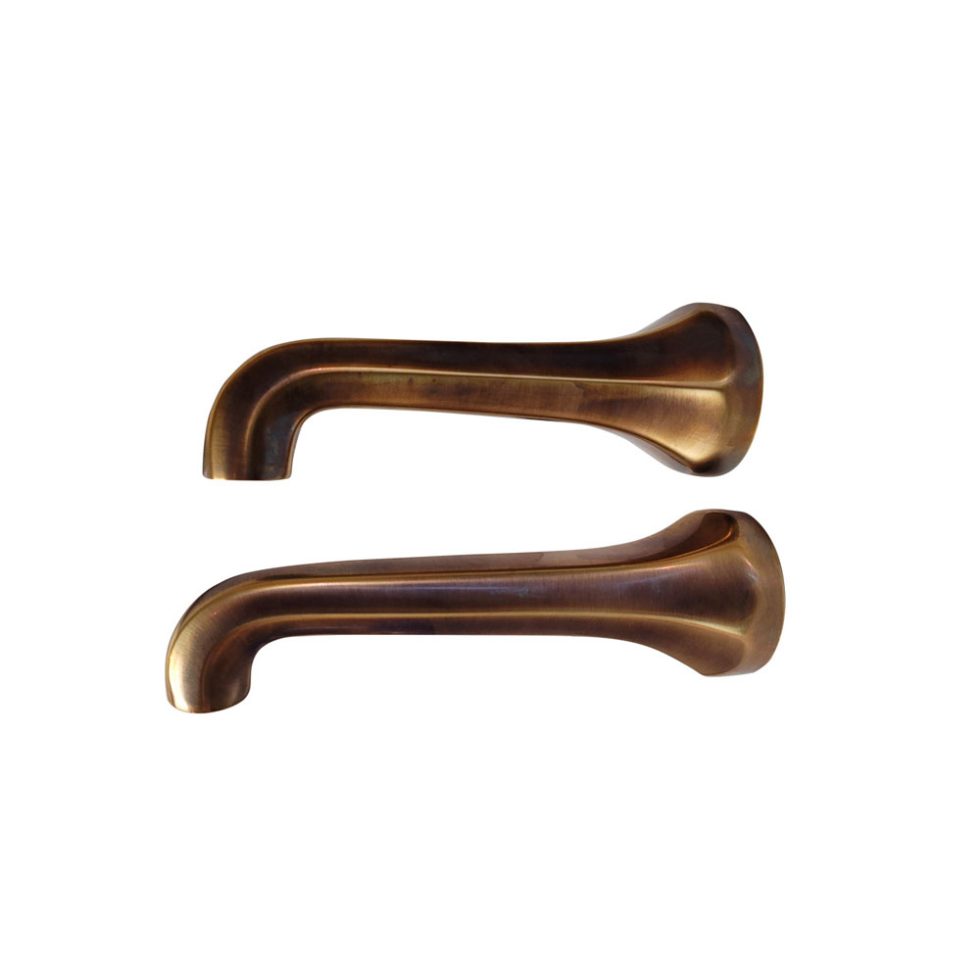 Primo Wall Mount Spout in Belgium Bronze Collection