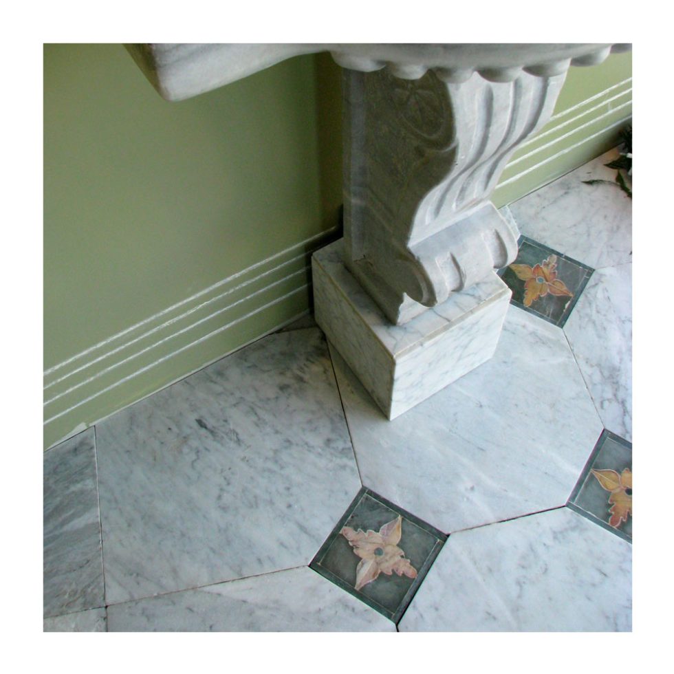 Marble White Octagons Reclaimed
