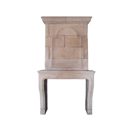 Regence-2-Tiers-Limestone-Fireplace-Surround-Home-Appointment-Compas